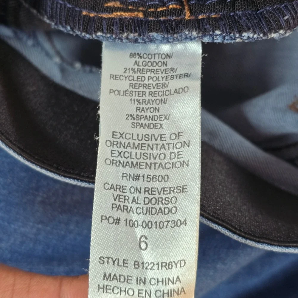 Democracy Ab solution Blue Bootcut Jeans Medium Wash B1221R6YD Womens 6